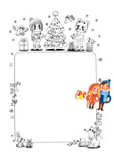 Magnetická kniha Vánoce – Christmas Magnetic Book Edukid