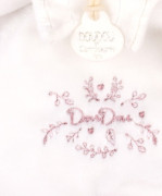 Dárková sada Plyšový muchláček medvídek s čepičkou růžový 25 cm Doudou