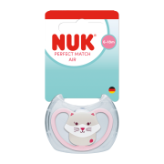Dudlík Perfect Match Air 6-18 m 1 ks Nuk 