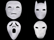 Karnevalová maska - škraboška k domalování 