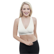 Medela Noční těhotenská a kojicí podprsenka Bílá