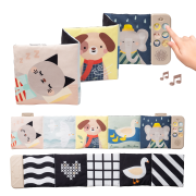 Knížka pro nejmenší se zvuky Taf Toys