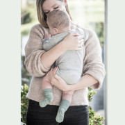 Dětské ponožky Stay-on-Socks 2 páry Pale Green KipKep