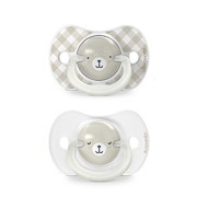 Šidítko fyziologické Den & Noc silikon Wild & Free 6-18 m 2 ks Suavinex 