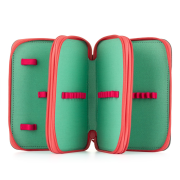 Penál 3 patrový prázdný Tropical