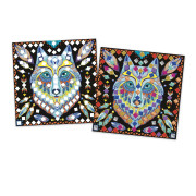 Kreativní sada Maxi Mandaly pro přátele Mozaika 8 ks Janod Atelier