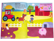Plstěné samolepky - Farma - kniha aktivit