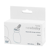 Silikonová lahvička na mateřské mléko New Baby