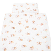 2-dílné ložní povlečení Sweet teddy bear 90/120 cm pink New Baby