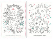 Kouzelné království - 1400 diamantů k nalepení, omalovánky