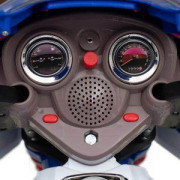 Dětská elektrická motorka Baby Mix Racer bílá