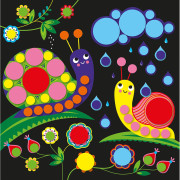 Kreativní sada Kulaté nálepky My arts & crafts Janod