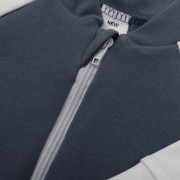 Kojenecká tepláková mikina New Baby The Best grafitová