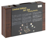 Velký dřevěný kreativní kufřík