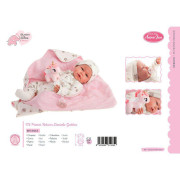 Novorozeně NACIDA 80110 - realistické miminko 40 cm