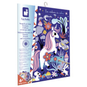 Kreativní sada Mini Jednorožci Vyškrabování a Lapač slunce Atelier Janod 