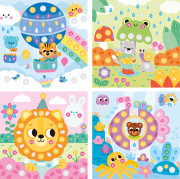 My arts&crafts Kreativní sada Štrasové kamínky a nálepky Zvířátka Janod