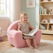 Dětské křeslo s boční kapsou Teddy pink New Baby