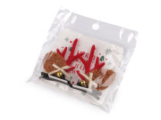 Párty sponky do vlasů vánoční 