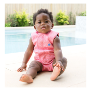 Baby neoprén-kombi - Pink Dotty