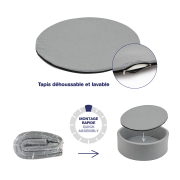 Hrací ohrádka s míčky textilní Ludi