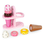 Montessori dřevěná zmrzlinová sada pro malé cukráře