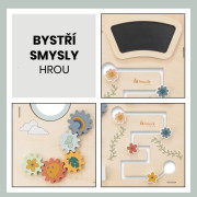 Aktivity centrum Play board na dřevěné židličky Alpha+/Beta+/Arketa Hauck