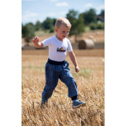Kalhoty rostoucí denim vzor Little Angel
