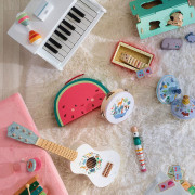 Dřevěná hudební sada Zvířata světa Sarah Betz Vilac