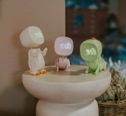 Budík robotický - dino zelený Mary's 