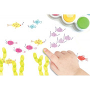 Inkoustové polštářky na otisky prstů 6 ks Créa Lign