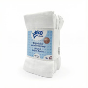 Dětské pleny z biobavlny Organic 60 x 60 cm Staré časy 10 ks bílé Xkko