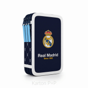 Penál třípatrový prázdný Real Madrid