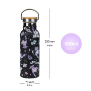 Termoláhev s bambusovým víčkem 500 ml Baagl