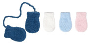 Zimní rukavičky wellsoft se šňůrkou 0 - 9 měsíců