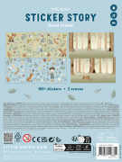 Sada se samolepkami Forest Friends Little Dutch