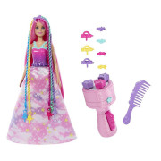 Barbie Princezna s kadeřnickými doplňky 