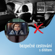 Zpětné zrcátko na dítě na zadní opěrku Sipo