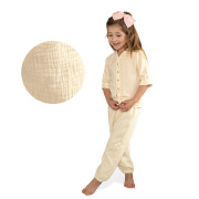 Dětské mušelínové kalhoty Luca Cream Esito