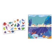 My arts&crafts Mini Znovupoužitelné nálepky Moře od 18 měsíců Janod