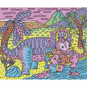 Sada maxi Malování Dinosaurus Janod Atelier 