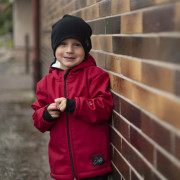 Dětská zimní softshellová bunda s beránkem Lamb Red Esito 