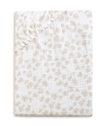 Mušelínové prostěradlo Design s gumou 60 x 120 cm BabyMatex