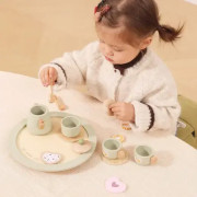 Dřevěný čajový set Viga