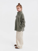 Fleecová bunda Theo Vetiver Green Leokid