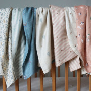 Mušelínové pleny z bambusu 60x60 cm Josefine 2 ks Nuuroo