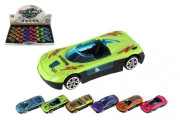 Auto závodní mini kov/plast 7 cm na volný chod