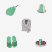 Amulety - ozdoby na boty Amuletz Relax, renew, refresh mix Coqui