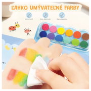 Kreativní kniha Malování prsty Život v lese Jarmelo