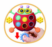 Tahoulíček beruška plast 15 x 11 cm Babyted 